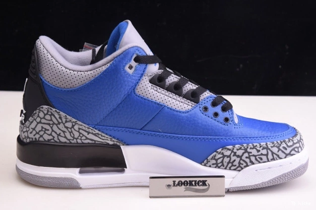 Reps TBK Royal' Jordan CT8532 400 - Retro 3 Air 'Varsity 0801